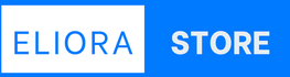 Eliora Store logo with blue and white color scheme